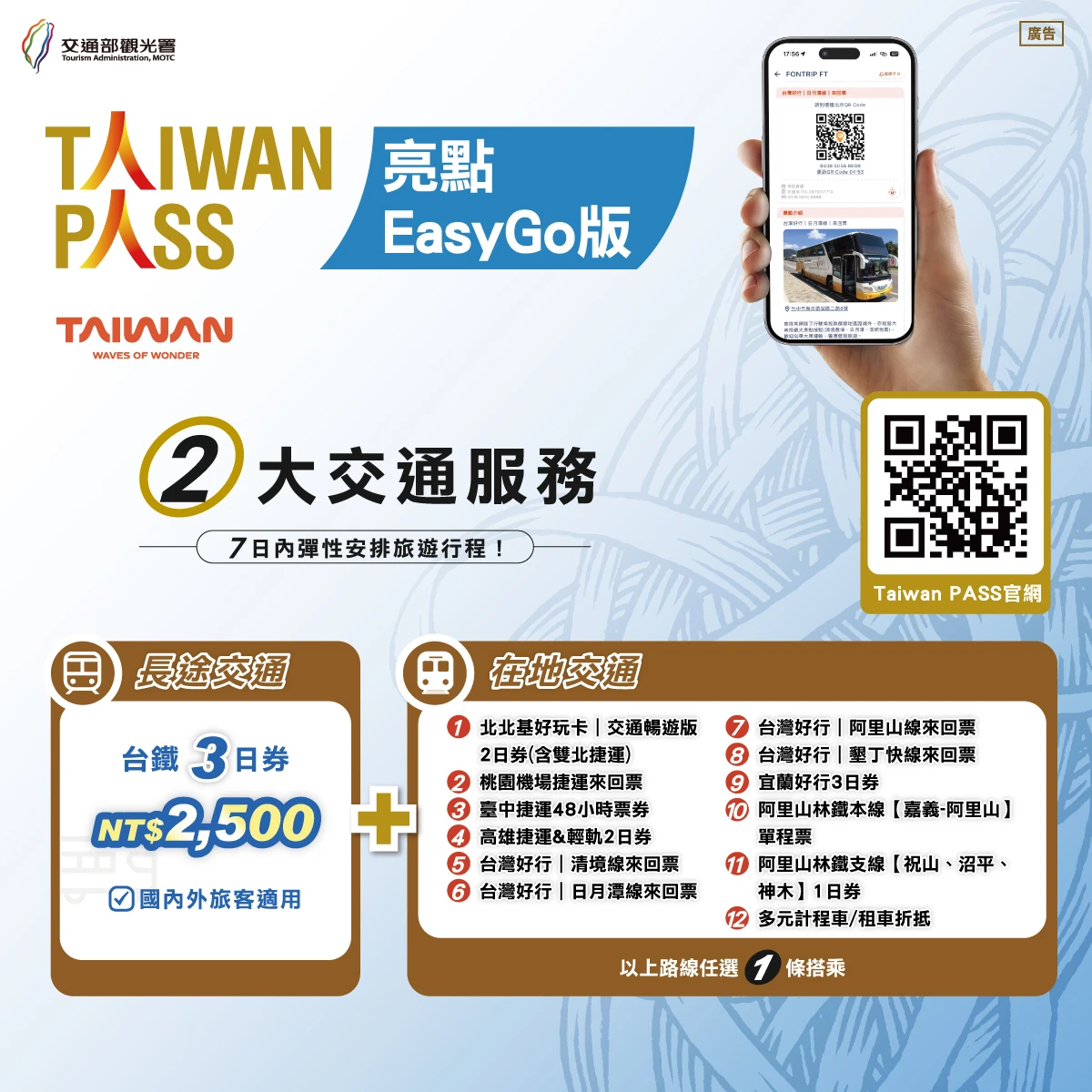 Taiwan PASS台鐵系列產品即將調漲 把握6/23前原價購買良機！